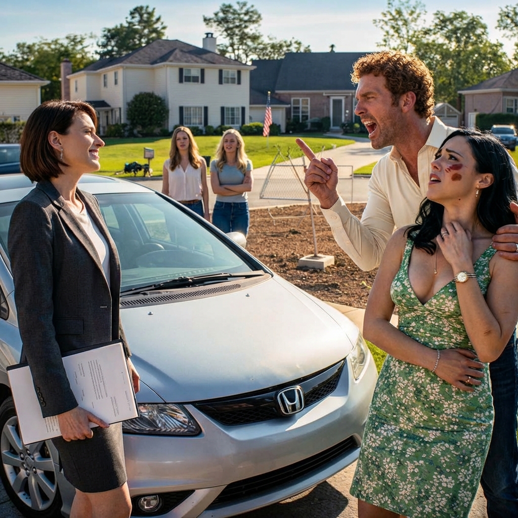 My husband flew our kids to Tuscany to marry his twenty four year old assistant, then texted me, “Be gone when we return. I hate old things,” so when their laughing convoy rolled back into our cul de sac and Frank yelled, “Where’s my house?”, he didn’t realize I was parked across the street in my Honda, smiling, with the one folder that could flip his “new life” upside down.