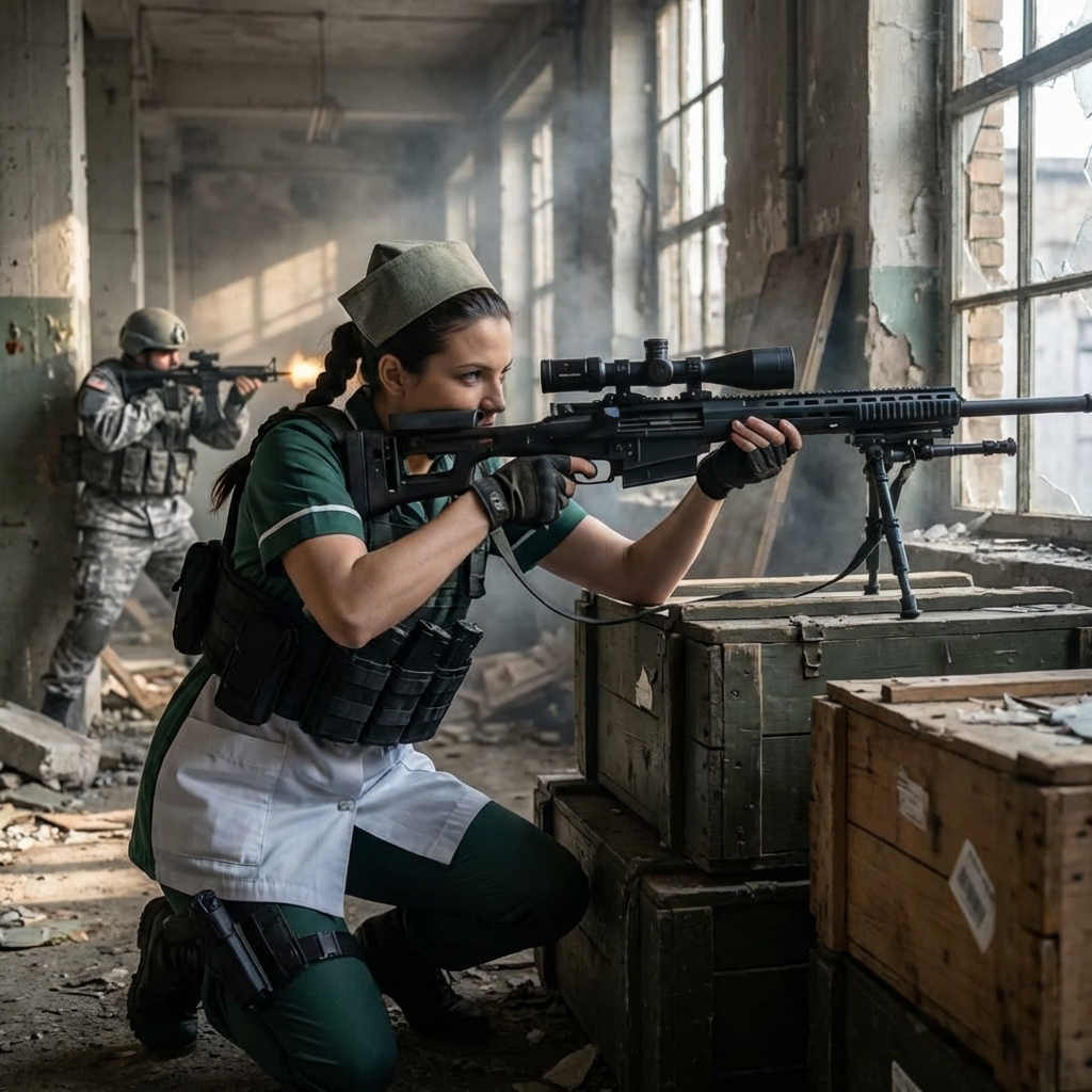 “You Can’t Stop Us, Nurse,” He Sneered — That Was the Moment the Field Hospital Fell Silent…”