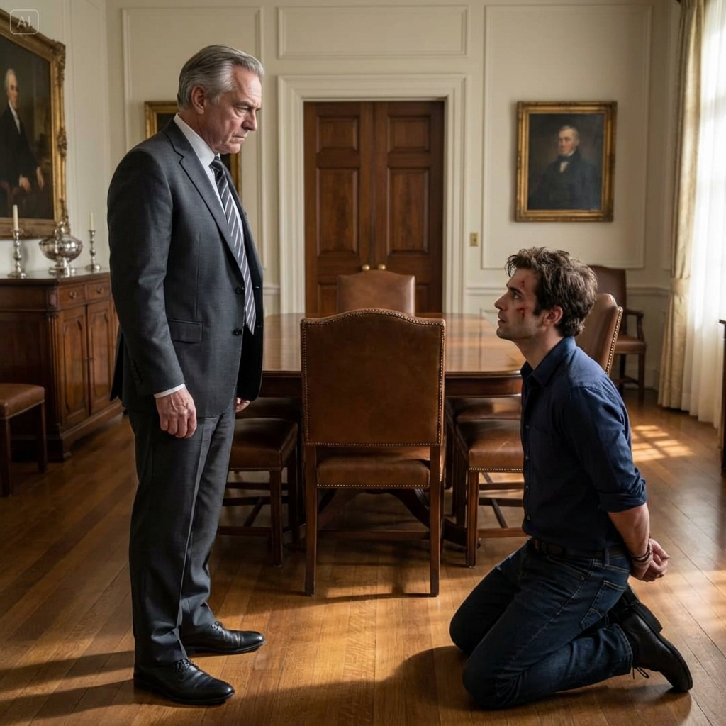 You’re under arrest for impersonating a military officer and theft of government property, my brother growled while smashing my face into the icy marble floor of our grandmother’s dining room, his knee pressing into my…