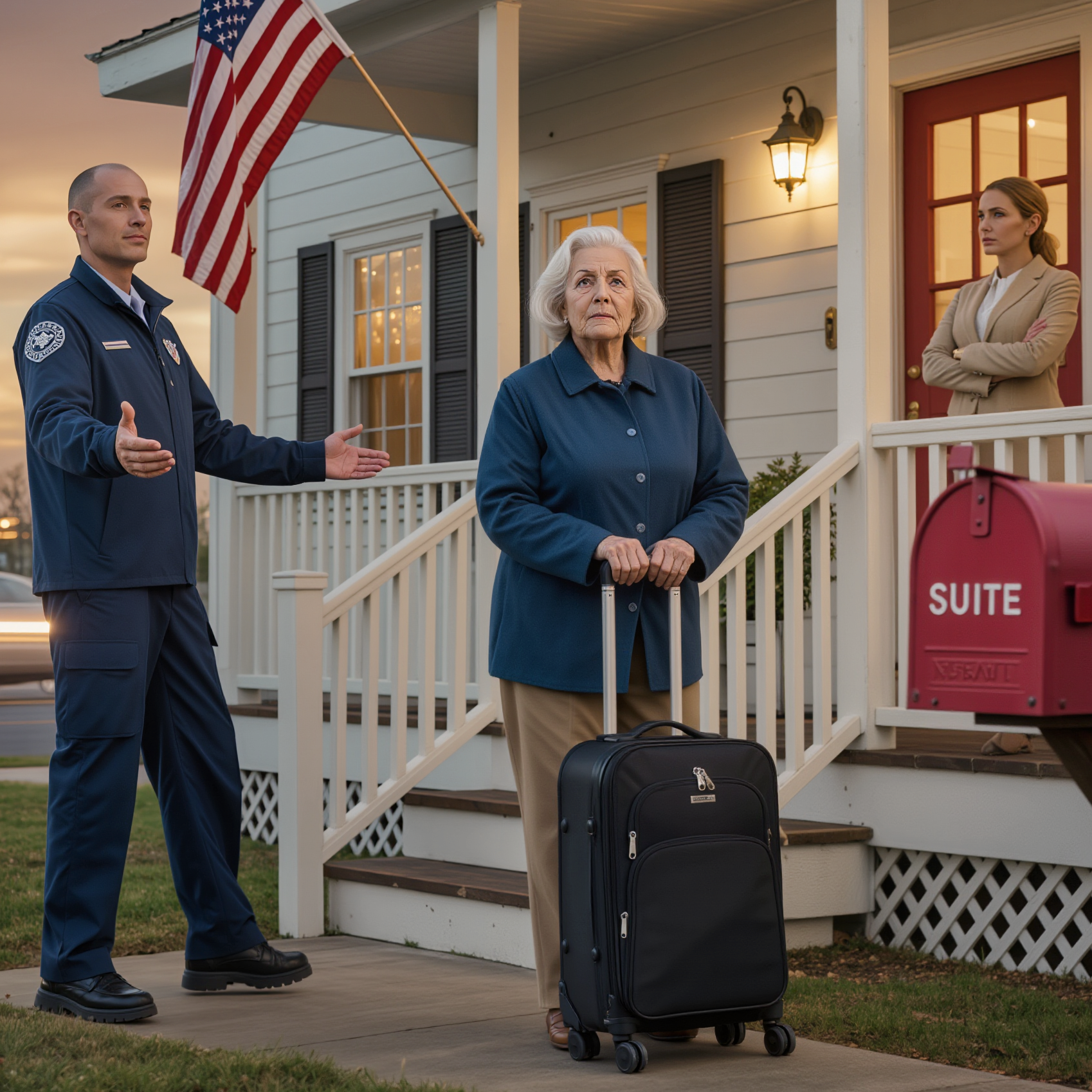 “GET OUT. I’D RATHER HAVE DAD AND HIS NEW WIFE HERE.” She said it like she was choosing a couch color. I smiled—because I thought she was joking. Then she called security.
