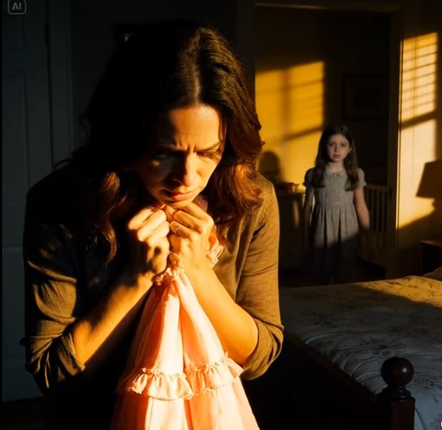 For my daughter’s 8th birthday, my parents mailed her a pink dress as a gift. she seemed pleased at first, then she froze. “what is this, mommy?” i looked more closely and my hands began to shake. i didn’t cry. i did this. the next morning, my parents wouldn’t stop calling…