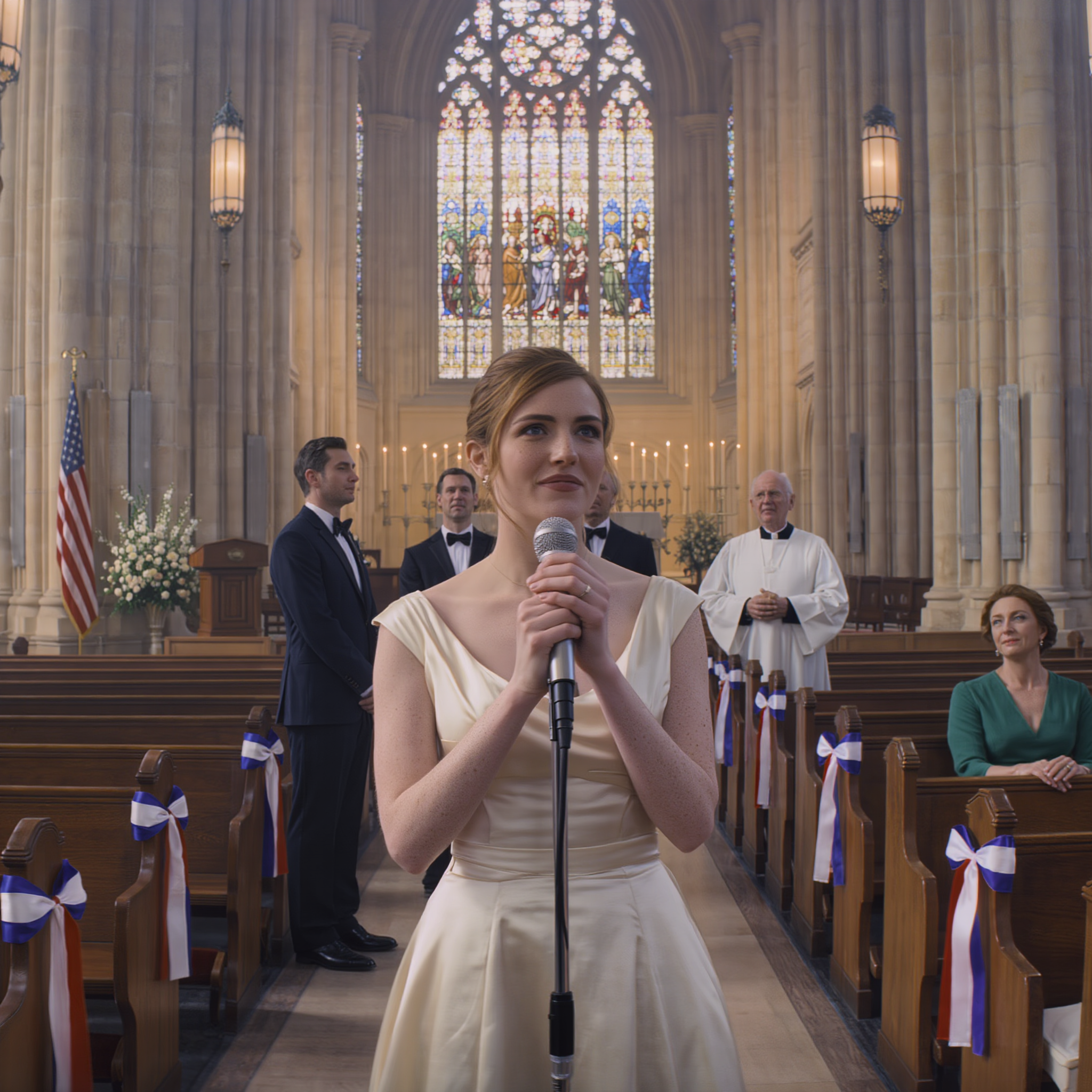 My mother crossed a line with my fiancé the night before my wedding—yet I still walked down the aisle in silence. But when the pastor asked if I took him “for better or worse,” I took the microphone, turned to everyone, and said one sentence that made the entire church go quiet…