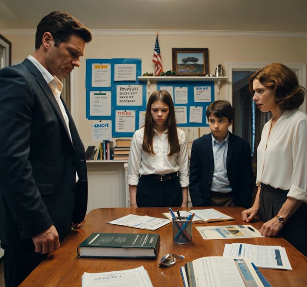 My parents banned English and ran our home like a seven-day language prison—French Mondays, German Tuesdays, Mandarin Wednesdays—until one whispered English word made the kitchen go silent. I tried to survive by inventing a “dialect” that didn’t exist, and for two weeks I fooled everyone… until they brought in real experts, the schedules multiplied on every wall, and my little brother’s breathing started to break in front of me, still.