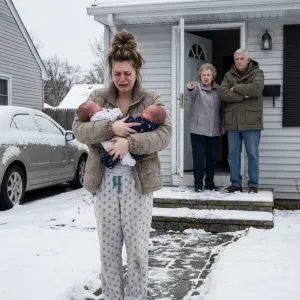 “Get out of here, and take your bastards with you!” my mother-in-law yelled, spitting in my direction, as my husband shoved me and my ten-day-old twins out into the freezing night.