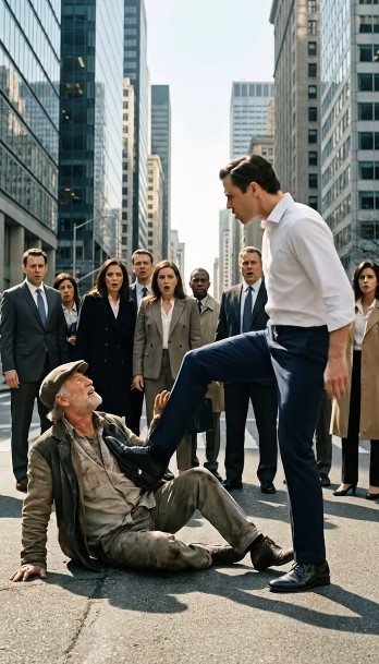 Millionaire’s son 𝕜𝕚𝕔𝕜𝕖𝕕 an old man — unaware it was his father in disguise, testing his character…