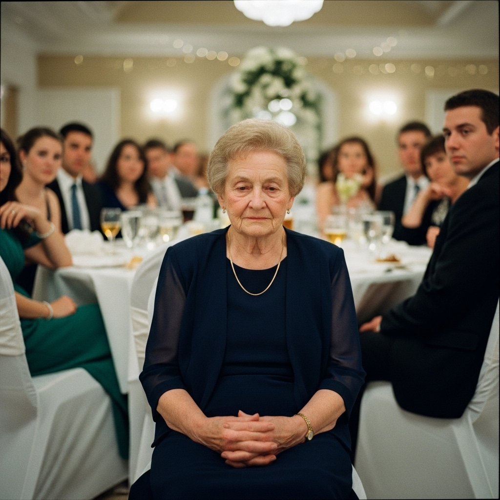 They Seated the Bride’s Mother at the Last Table for Dressing Simply — Until the MC Said Her Name and the Entire Wedding Fell Silent