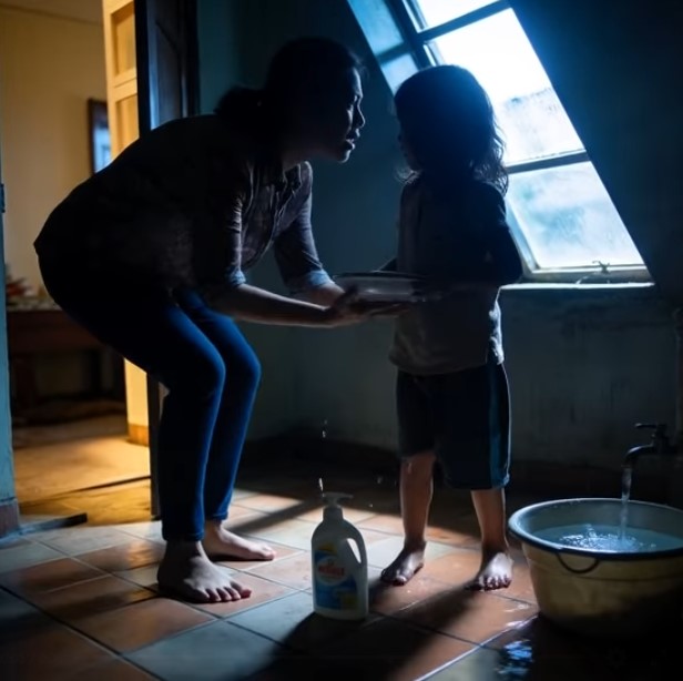 I returned from my work trip two days ahead of schedule and discovered my 9-year-old daughter alone at home, cleaning the kitchen floor as punishment. my in-laws had taken their real granddaughter to an amusement park. i didn’t shout. i didn’t cry. i only did what needed to be done. by the next morning, my phone kept ringing nonstop.