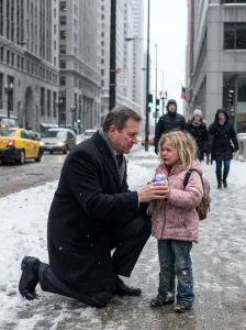 A Homeless Girl Asked for a Box of Milk for Her Brother — What the Millionaire Said Next Sh0cked Everyone