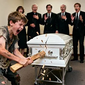 Street boy breaks open millionaire’s daughter’s coffin and shouts: “She didn’t d.i.e!”