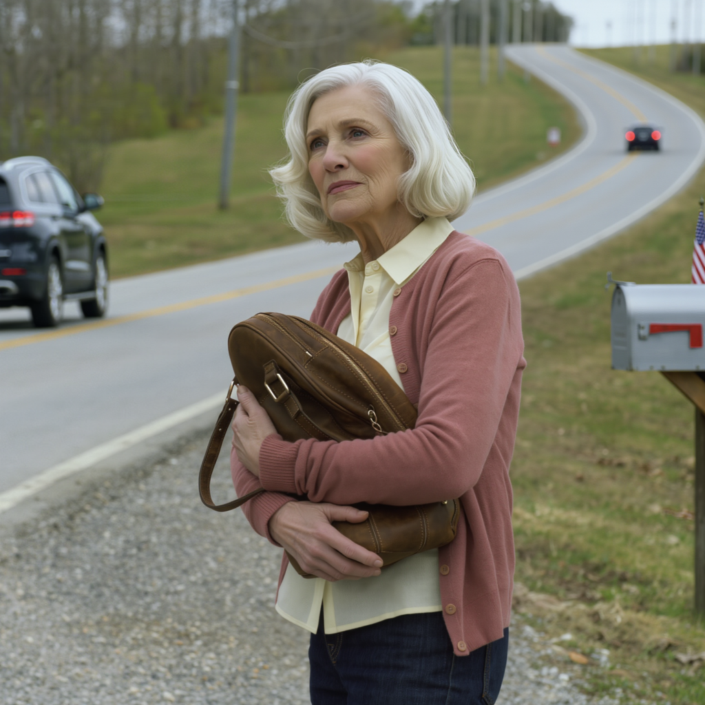 After we laid my husband to rest, my son drove me to a quiet road outside town and said, “This is where you get out. The house and the business are mine now.” I stood in the dust, clutching my bag, as he pulled away without looking back. No phone. No cash. And that’s when I realized—I wasn’t alone. I was free… but he had no idea what I’d put in place before his father passed away…