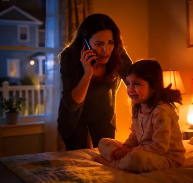 My husband’s 5-year-old daughter barely ate after moving into our home, repeating “sorry mom… i’m not hungry” each night while her food stayed untouched, and my husband kept saying she’d get used to it, until one night during his business trip she said “mom… i need to tell you something,” and i didn’t hesitate before calling the police right away.