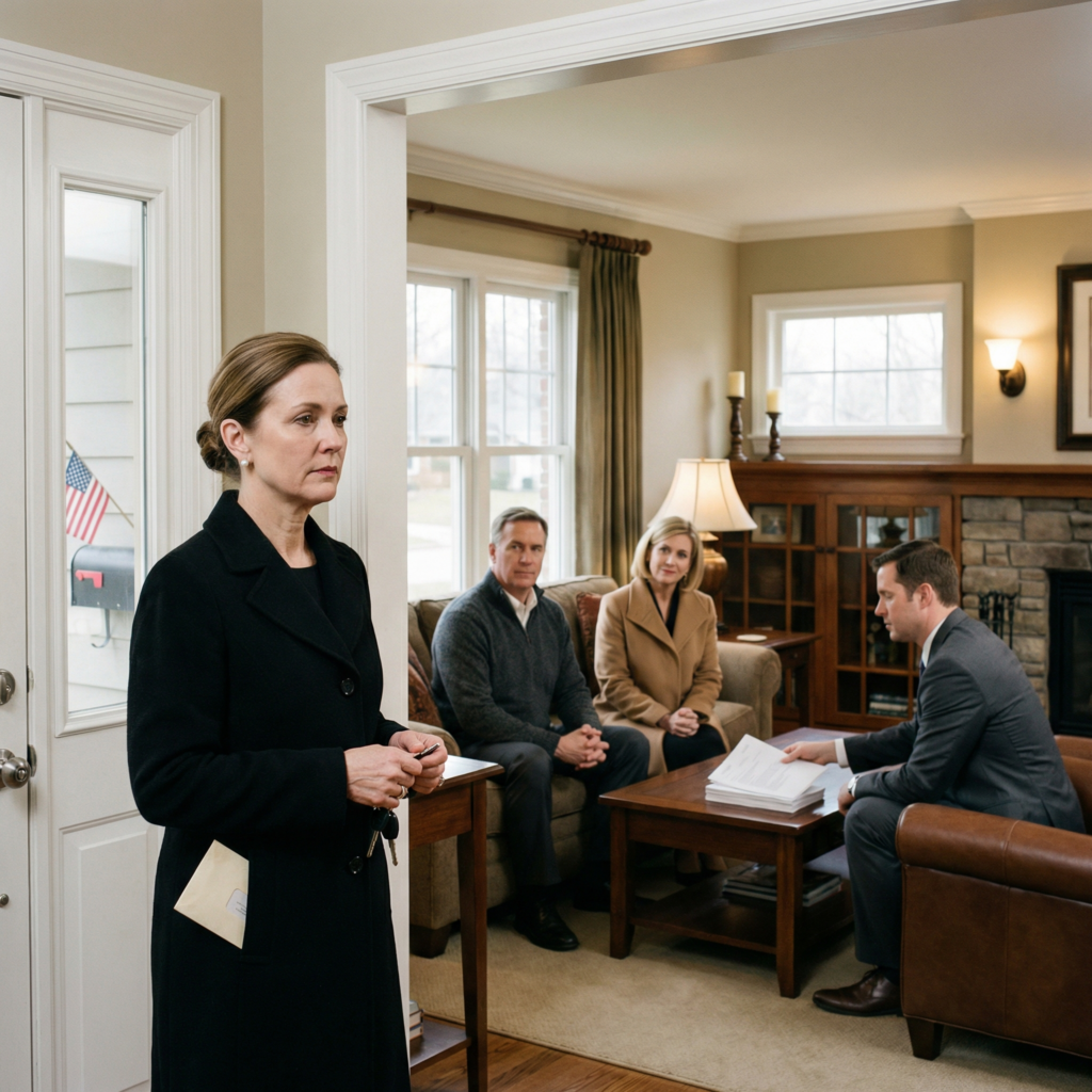 I walked in from my mother-in-law’s funeral still smelling like wet earth, and my husband wouldn’t even let me set my purse down.