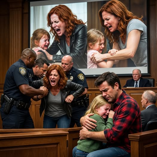 My wife files for divorce, and my 7-year-old daughter asks the judge: “May I show you something that mom doesn’t know about, your honor?” The judge nodded. When the video started, the entire courtroom… the worst happened.