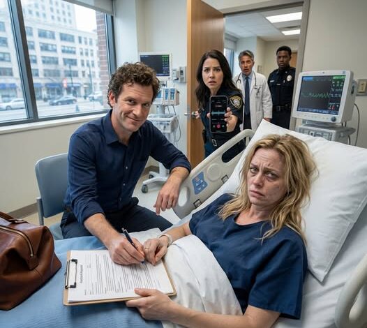 I heard the doctor whisper, “Three days.” My husband squeezed my hand, smiling like he’d won. “Finally,” he murmured. “Three days… and your house, your money—everything—becomes mine.” He kissed my forehead and walked out whistling. I lay there, throat burning, then pressed the call button. When the maid stepped in, trembling, I grabbed her wrist. “Help me,” I said. “And you’ll never have to work yourself to the bone again.”