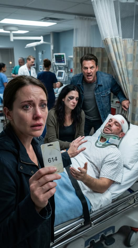 He kissed my forehead at the door and smiled. “One week in Paris, babe. I’ll be back before you miss me.” That night, my phone rang. A hospital voice cut through the dark: “Ma’am… your husband has been in a car accident. Please come immediately.” I ran into the ER still wearing his goodbye perfume—until I saw him on the gurney… and the woman beside him. My sister-in-law.