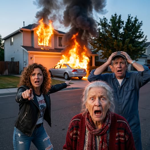 On my sister’s birthday, my parents drained my savings to buy her a brand-new car. When my birthday came around, they called me a burden and didn’t give me a cent. I demanded my money back—they kicked me out without blinking. So I lit the car on fire and walked away. They laughed, thinking I’d just burned my own savings… until they realized the car I torched was actually…