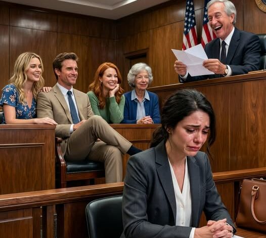 During the divorce hearing, my husband sat with his legs crossed, smug: “You will never touch my money again.” His mistress chimed in, “That’s right, honey.” His mother smirked, “She doesn’t deserve a single penny.”