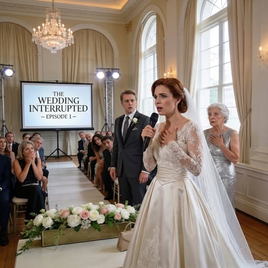 An hour before the wedding, I overheard my fiancé whispering to his mother, “I don’t care about her – I only want her money.” I wiped away my tears, walked up to the altar, and instead of saying “I do,” I said something that made my mother-in-law clutch her chest right there in the hall…