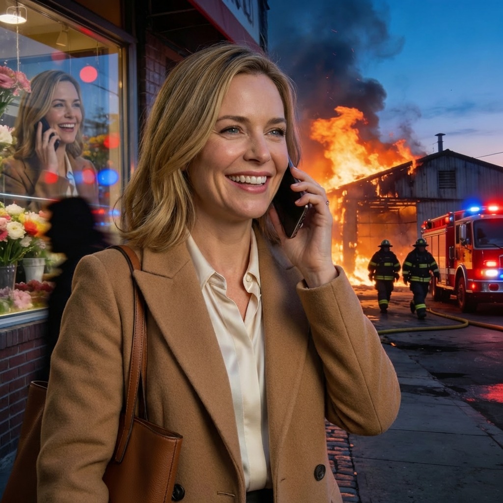 I turned my parents’ tiny flower shop into a $9M business—then my sister demanded 50% and threatened to burn it down. I quietly sold the shop and walked away. The next day she called laughing, “I burned your shop!” and I asked one question that ended her smile