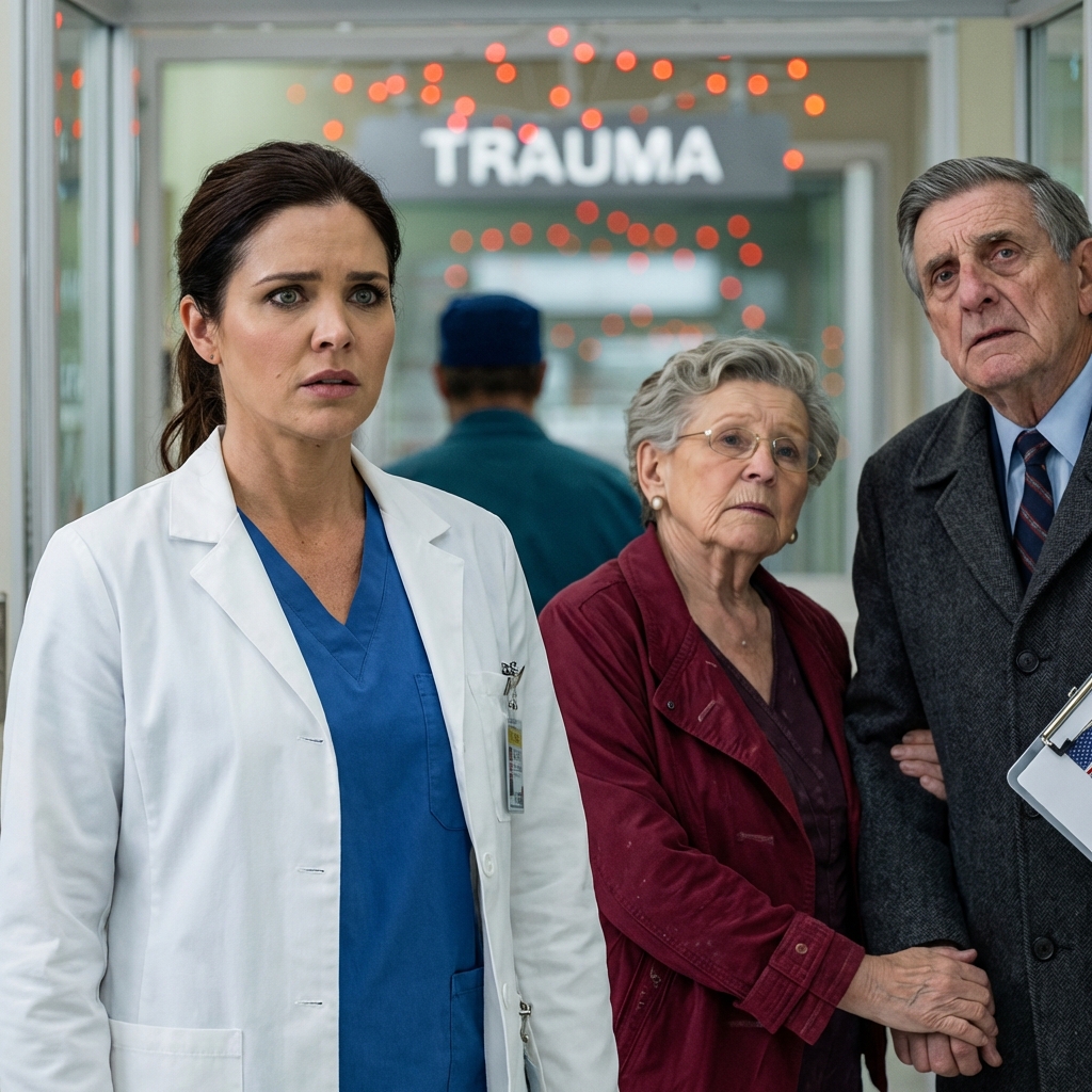 I didn’t lose my family slowly—I lost them in one night. My sister lied that I quit medical school, and my parents cut me off like I’d never existed. Five years later, the same sister arrived at the ER unconscious and bleeding. The trauma team called for the chief surgeon. My mother looked up at the white coat, read the name… and suddenly realized the daughter they erased was the only one who could save her.