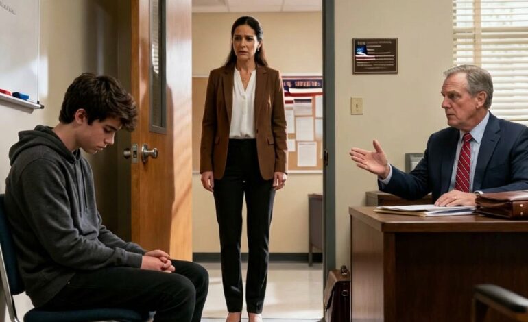 My son was expelled for cheating. When I walked in, the dean went pale. Federal prosecutor….