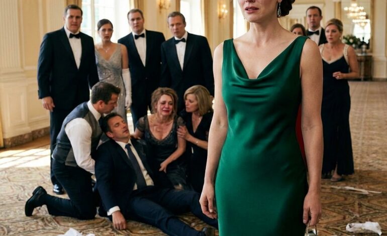 I never told my husband that I secretly bought the company he works for. To him, I was just his “embarrassing, uneducated” wife. At the annual gala, he first introduced me to the CEO as his “nanny” to save face. But an hour later, his sister deliberately poured red wine on my white dress and pointed to the floor, snapping, “Since you’re the help, clean that up.”