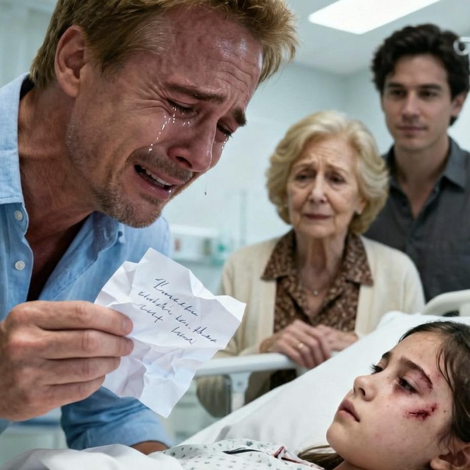 “Sitting by my daughter’s hospital bed, I held her hand tightly while the doctor said: ‘The fall was severe. She might not wake up.’”