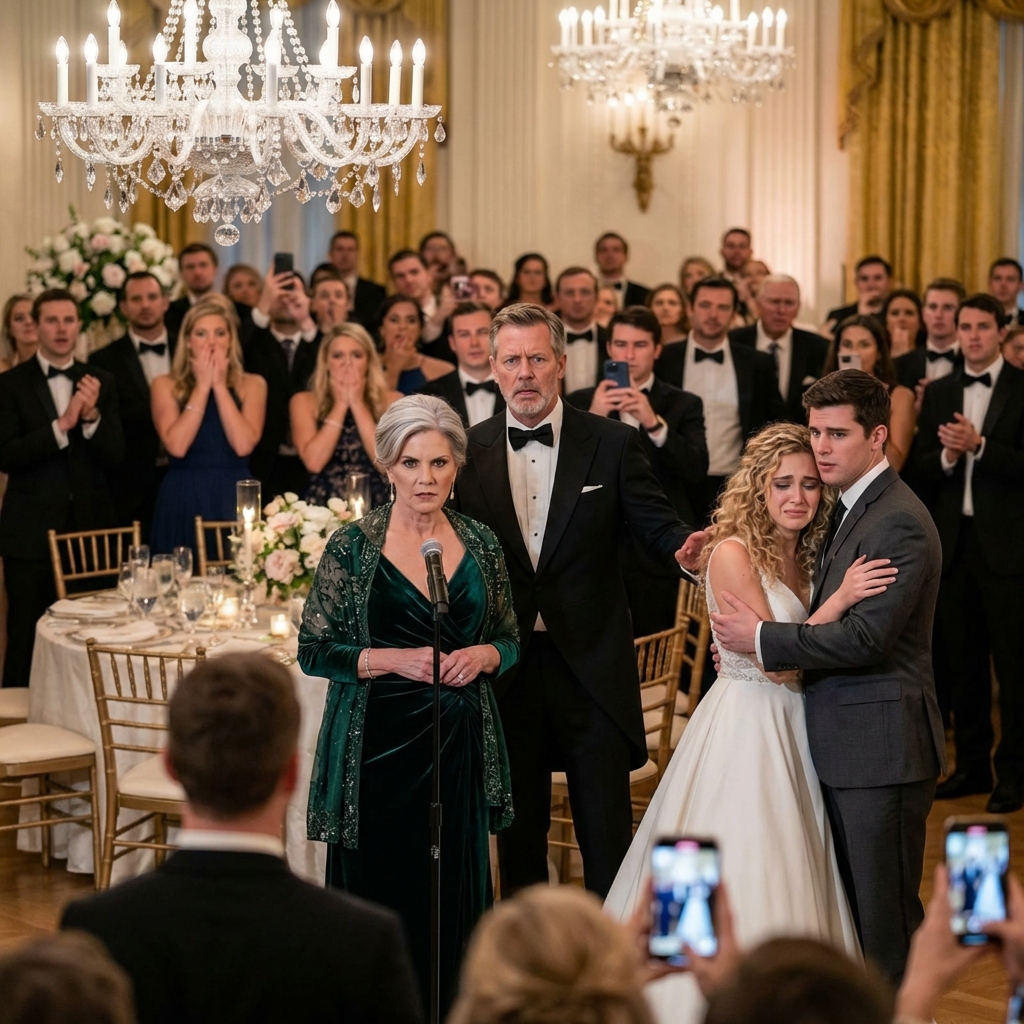 I Raised My Daughter Alone, and at Her Wedding Her Wealthy Father-in-Law Tried to Humiliate Me in Front of 300 Guests — Until I Calmly Stood Up and Asked, “Do You Even Know Who I Am?” and Watched the Ballroom Go Silent Under the Crystal Chandelier Lights