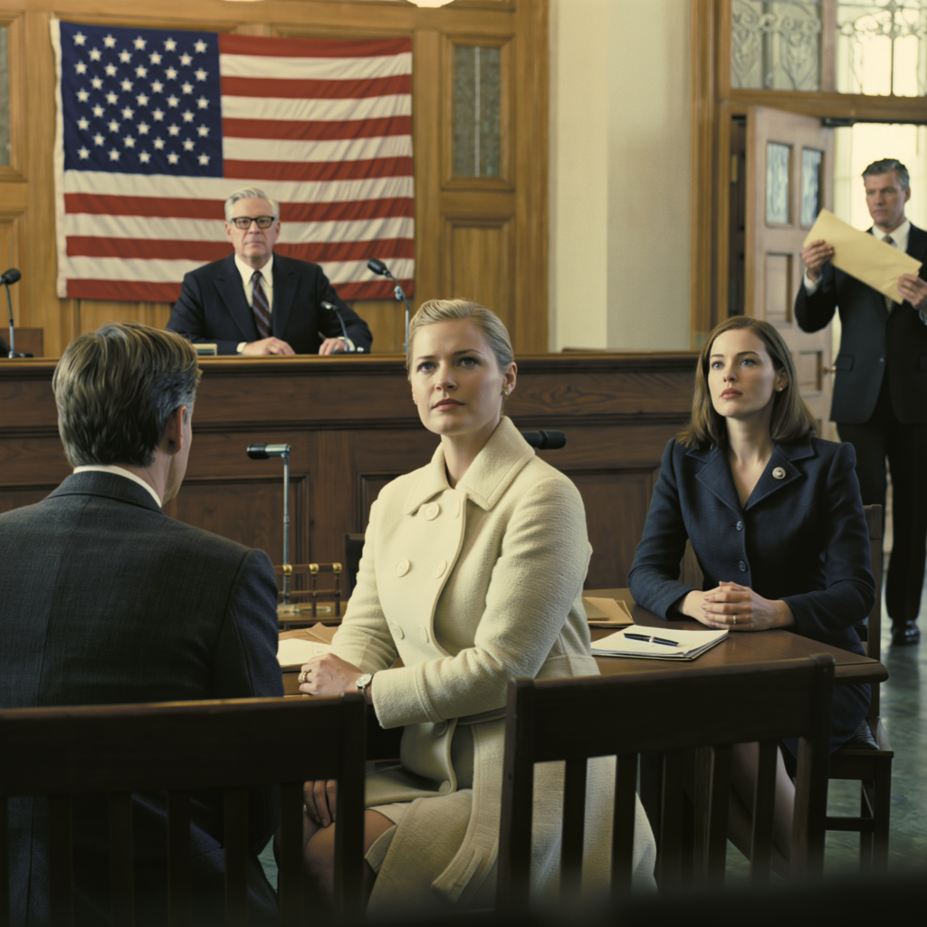 My wealthy girlfriend entered the room as if the castle already belonged to her—the lawyer immediately announced the “transfer of ownership,” my mother nodded as if it had been rehearsed… the judge asked, “Do you have any objections?”—I only said: “I’d like to speak last”… then the door opened, a sealed envelope was handed over, and the whole room fell silent.