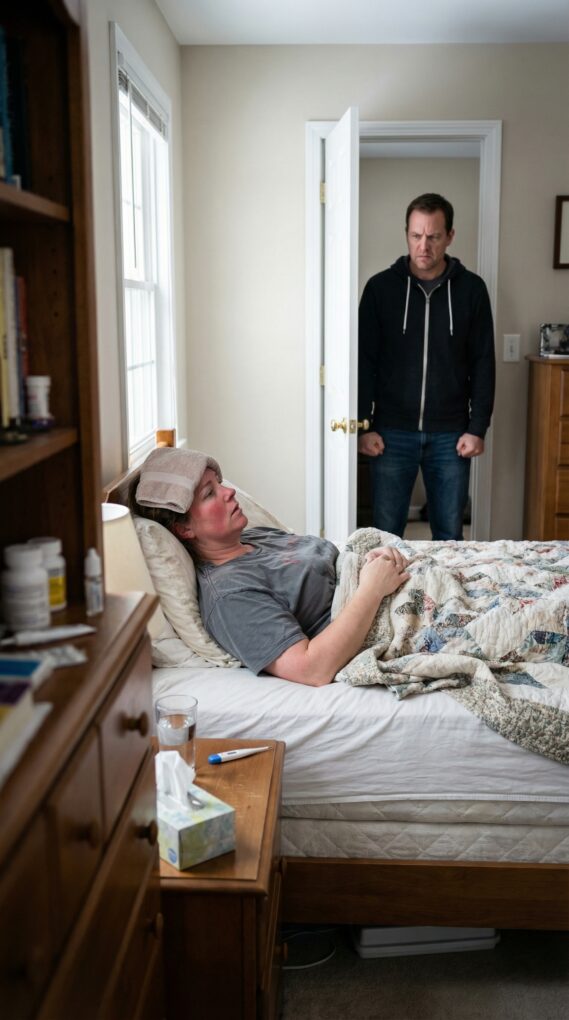 When my husband slapped me for not cooking because I had a 40°C fever, I signed the divorce papers. My mother-in-law yelled, “Who do you think you’re scaring? If you leave this house, you’ll end up begging on the streets!” but I responded with a single sentence that left her speechless…