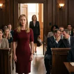 At our divorce hearing, my husband laughed when he saw I had no lawyer. “With no money, no power, no one on your side… who’s going to rescue you?” he sneered. He was convinced I was helpless. He didn’t realize who my mother was—until she stepped inside the courtroom and every breath in the room stopped. The grin vanished from his face… and pure fear replaced it.