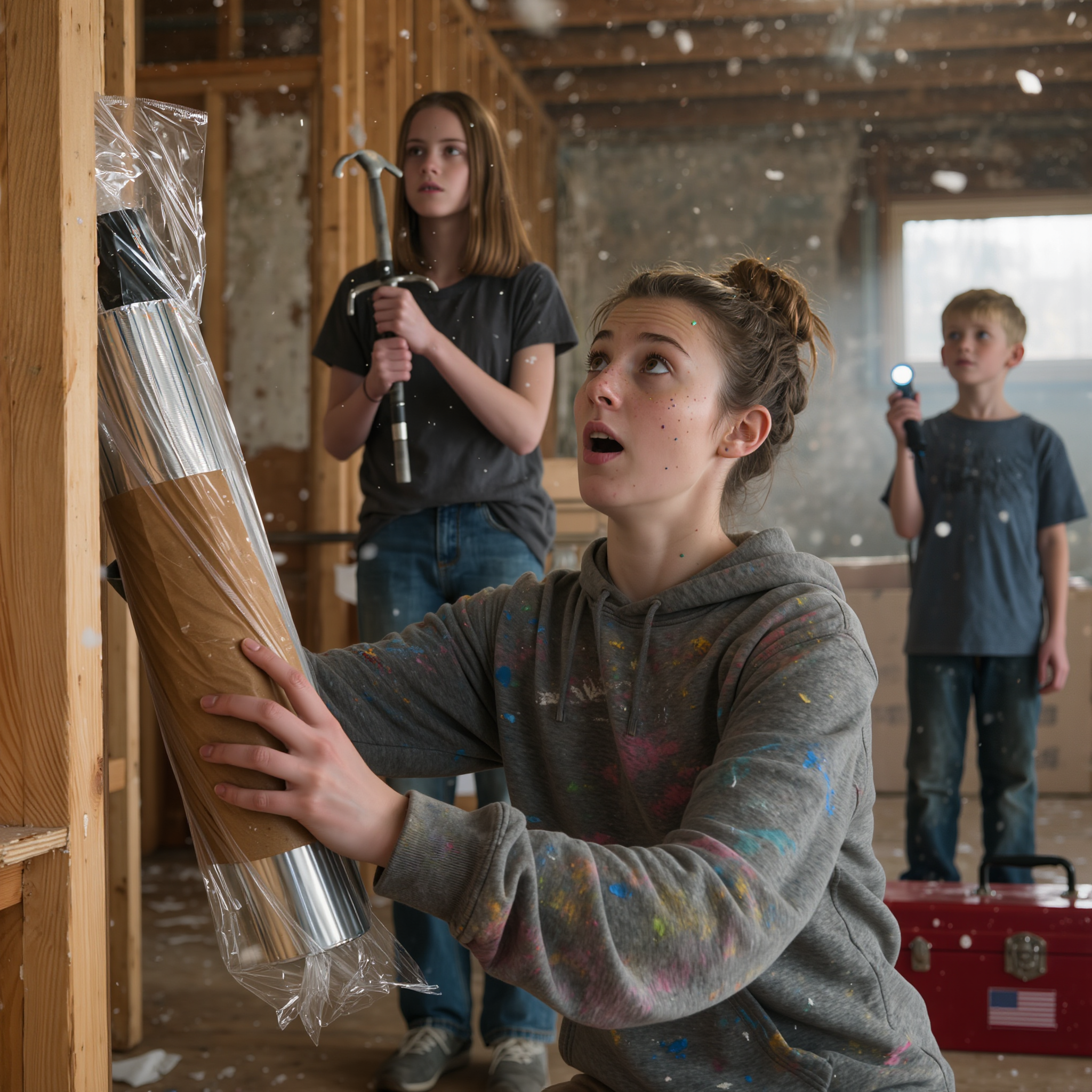 A divorced mother bought a dilapidated old house and began renovating it with her children to start a new life, until they dropped a wall panel and discovered something sealed behind it, wrapped up as if it were meant to be hidden forever. As soon as she saw what was inside, she realized this house was no accident.