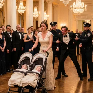 I never told my husband I was the silent billionaire who owned the company he was celebrating. To him, I was just his “unattractive, exhausted” wife who’d “ruined her body” after giving birth to twins. At his promotion gala, I stood holding the babies when he shoved me toward the exit. “You’re bloated. You ruin the image. Go hide,” he sneered.