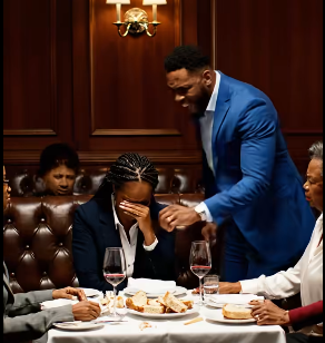 I never told my son-in-law that I was a judge who had spent her entire career putting domestic abusers behind bars. At a lavish dinner, he suddenly yanked my daughter’s hair because she ordered the “wrong” wine. His father clapped and laughed. “She needs to know her place—a girl without a father. Good job, son.” They thought I was just a harmless single old woman, easy to bully. I slowly stood up, met his eyes, and said calmly, “You’ll be meeting her father very soon— in hell.”