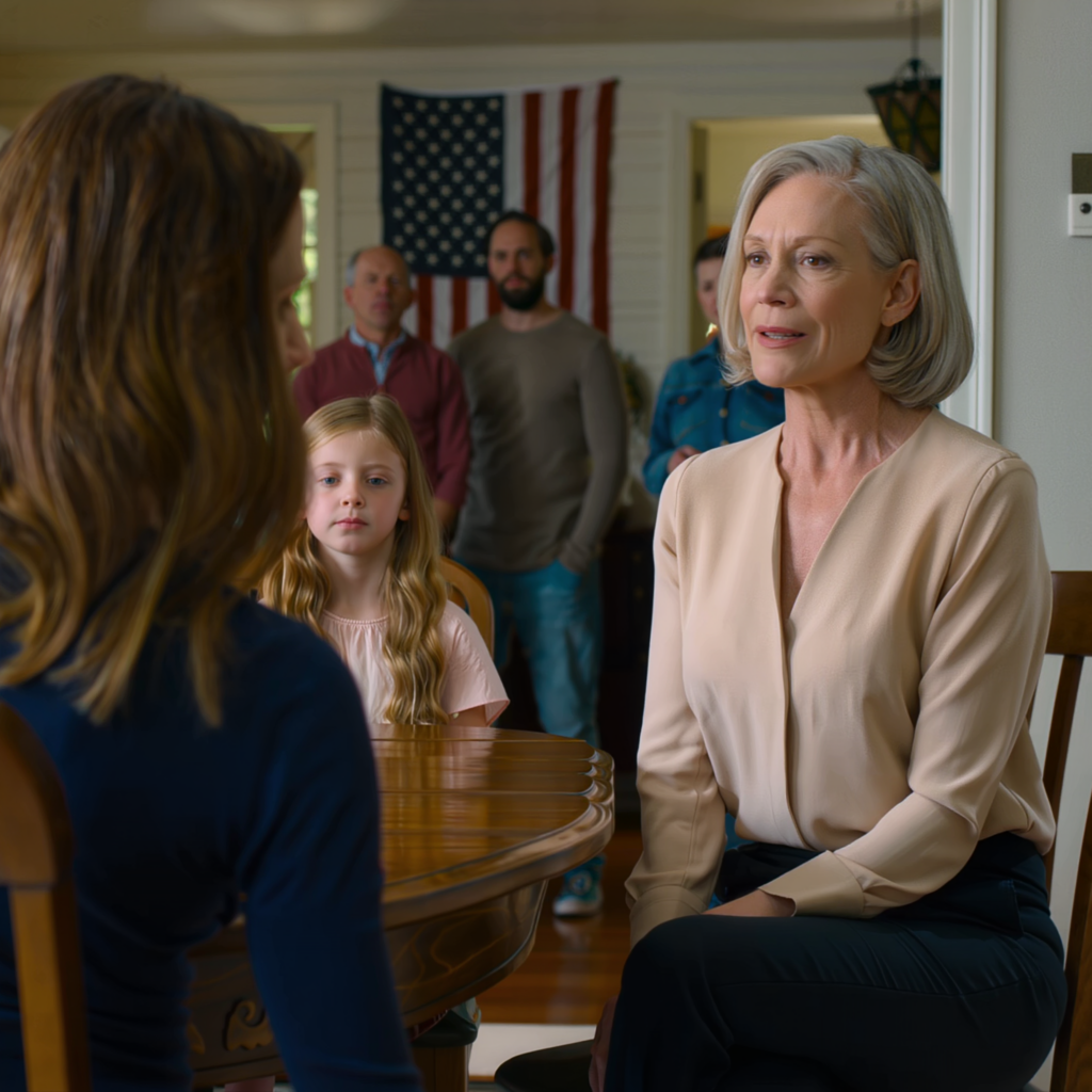 “Your daughter is NOT INVITED to my birthday,” my mom said during family dinner. My 12-year-old just sat there, frozen, while everyone acted like it was normal. So, I didn’t go either. Instead, I sent her THIS gift. She opened it and went pale. Dad whispered, “What did you do?”