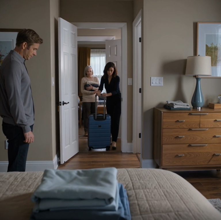 I was folding clothes when my daughter-in-law shoved my suitcase into the hallway and told me I had to leave. My son heard everything and did not say a word. That night, I slept in my car in the freezing cold of a Canadian November — and neither of them knew whose name was on the deed until he walked into the office and saw me sitting behind the desk.