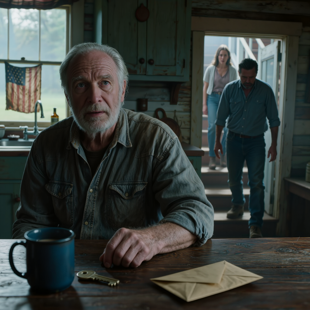 My daughter-in-law turned my son against me for 18 years, then after my woodworking shop took off and I bought a 40-acre riverside farm in Tennessee, they suddenly drove up the very next morning, stood on my porch looking around as if everything already belonged to them, and said, “Dad, with a house this big, all of us can move in together, right?”