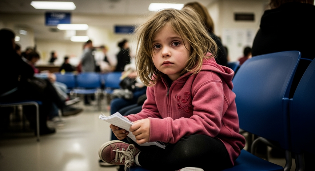A 7-year-old girl sat in our ER for 12 hours without making a sound. When I finally read the crumpled note in her hand, I realized the American Dream had become a death sentence for her family.